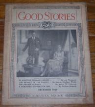 Good Stories Magazine December 1929 Vintage Fiction, Recipes, Household, Holiday