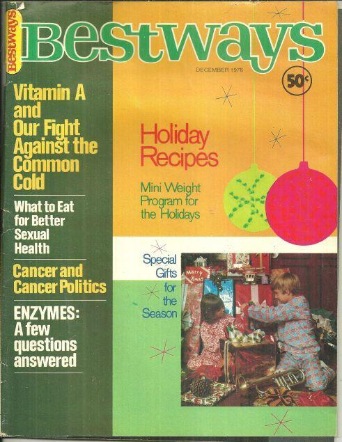 Bestways Magazine December 1976 Festive Fare/Safe and Sane Toys for the Holiday