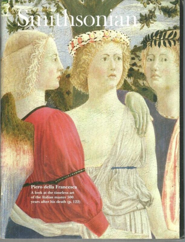 Smithsonian Magazine December 1992 Piero della Francesca on cover