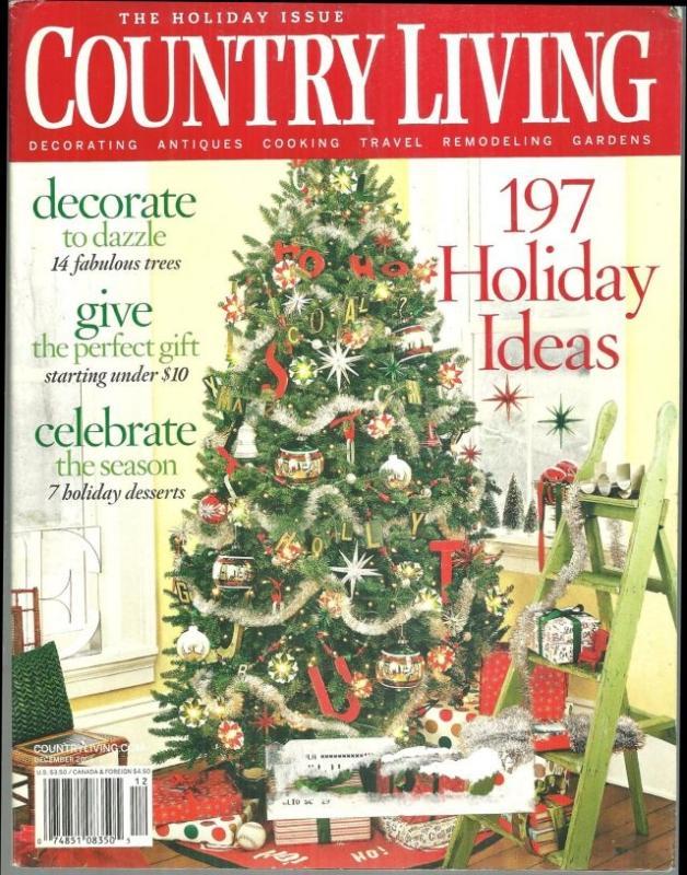 Country Living Magazine December 2005 The Holiday Issue Christmas Cottage