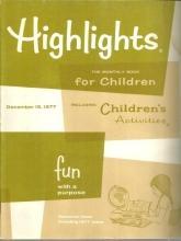Highlights For Children Magazine December 15, 1977 Magic Words of Ballet