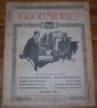 Good Stories Magazine December 1924 Vintage Fiction, Recipes, Household, Holiday
