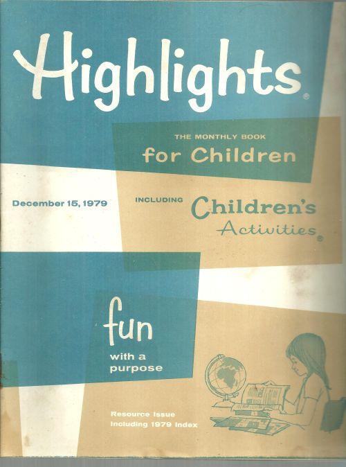 Highlights For Children Magazine December 15, 1979 The World of Tomorrow
