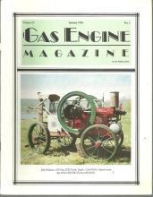 Gas Engine Magazine January 1992 1910 4 HP IHC Famous #SA6545 on Cover
