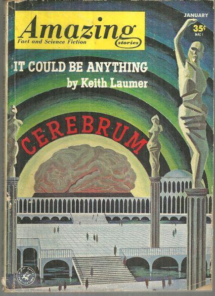 Amazing Stories Magazine January 1963 It Could Be Anything by Keith Laumer
