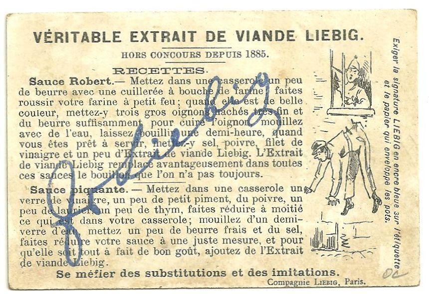 Victorian Trade Card for Liebig Company's Fleisch-Extract with Children in Snow