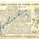 Victorian Trade Card for Liebig Company's Fleisch-Extract with Children in Snow