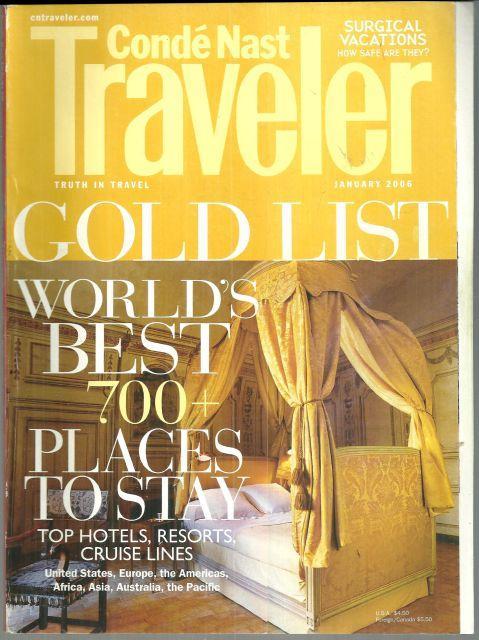 Conde Nast Traveler Magazine January 2006 Gold List/Shangri-La's Last Stand
