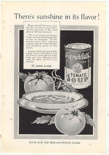 Campbell Tomato Soup 1926 Advertisement