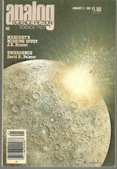 Analog Science Fiction Science Fact Magazine January 5, 1981 David Palmer