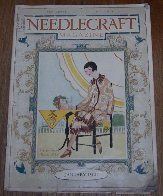 Needlecraft Magazine January 1927 Useful Novelties in Reed Work, Aprons