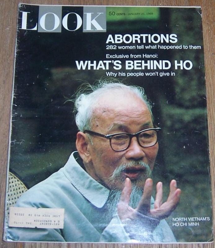 Look Magazine January 21, 1969 North Vietnam's Ho Chi Minh on cover