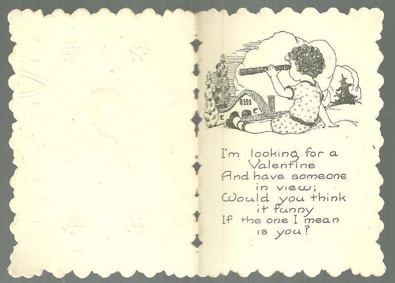 Whitney Made Vintage Valentine Card with Boy in Sailor Suit To My Valentine