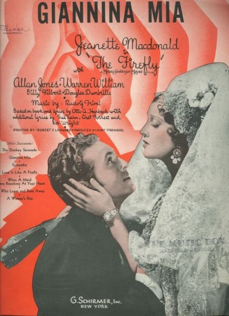 Giannina Mia Starring Jeanette MacDonald 1937 Music