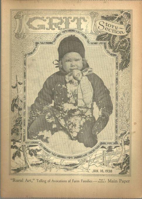 Grit Story Section January 16, 1938 Vintage Fiction, Poetry, Jokes and Comics
