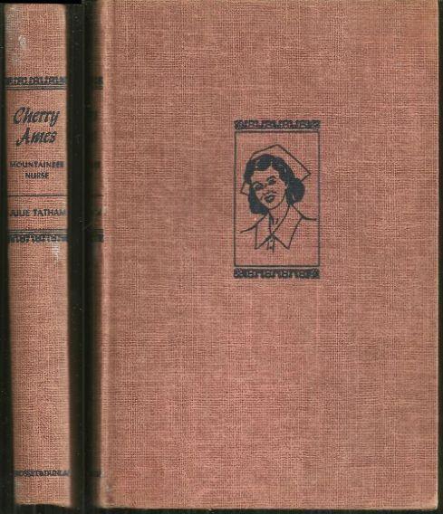 Cherry Ames Mountaineer Nurse by Julie Tatham 1951 Red Tweed Cover #12