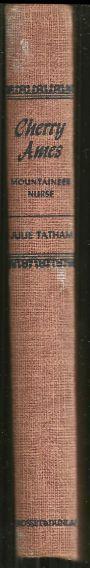 Cherry Ames Mountaineer Nurse by Julie Tatham 1951 Red Tweed Cover #12