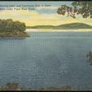 Postcard of View of Bull Shoals Lake From Lake View Boat Deck, Arkansas