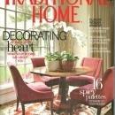 Traditional Home Magazine November 2010 Decorating From the Heart
