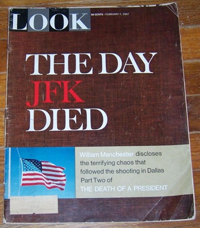 Look Magazine February 7, 1967 The Day JFK Died on cover/Jack Lemmon