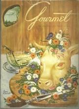 Gourmet Magazine February 1954 Alexandre Dumas and Smorgasbord
