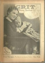 Grit Story Section February 6, 1938 Vintage Fiction, Poetry and Cartoons