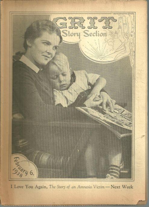 Grit Story Section February 6, 1938 Vintage Fiction, Poetry and Cartoons