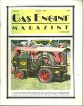 Gas Engine Magazine February 1987 Rumley OilPull Models on Cover