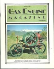 Gas Engine Magazine February 1989 1912 International Harvester Victor on Cover