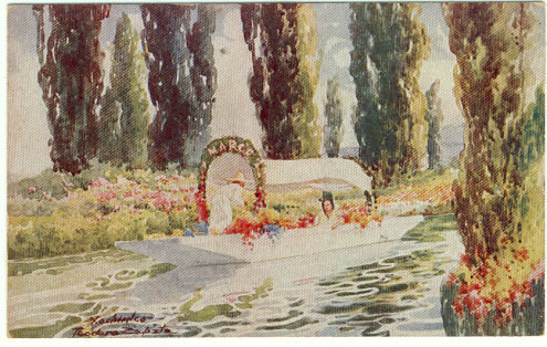 Postcard of Xochimilco Floating Garden