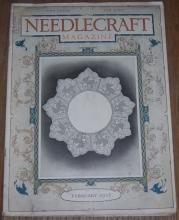 Needlecraft Magazine February 1927 White Embroideries/February Menus/Baby Bonnet