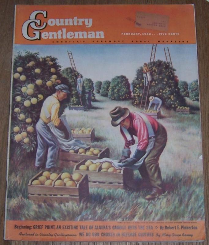 Country Gentleman Magazine February 1942 World War II/Victory in the Kitchen