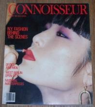 Connoisseur Magazine February 1986 Making of New York Fashion/Calvados/Flatware