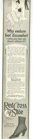 Red Cross Shoes 1915 Magazine Advertisement