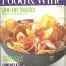 Food and Wine Magazine March 1996 Low-Fat Snaking on the Cover, Comfort Food