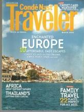 Conde Nast Traveler Magazine March 2006 Enchanted Europe on the Cover