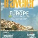 Conde Nast Traveler Magazine March 2006 Enchanted Europe on the Cover