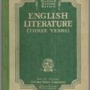 English Literature (Three Years) by K. W. Wright 1927 Oxford Review Series