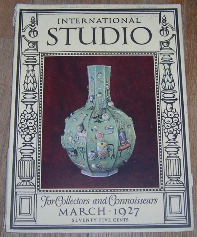 International Studio with Connoisseur Magazine March 1927 William Kent