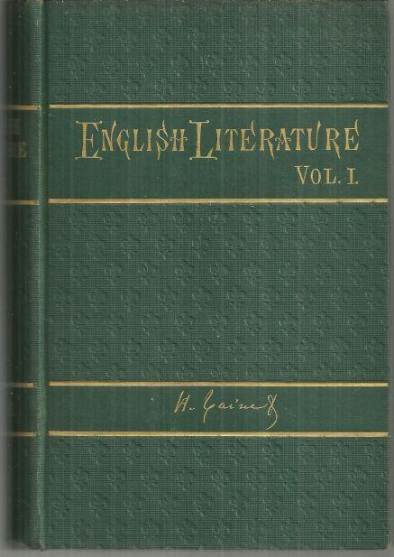 History of English Literature Volume I by H. A. Taine 1877