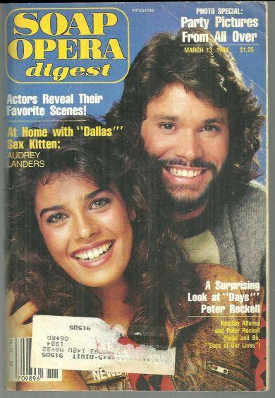 Soap Opera Digest March 13, 1984 Kristian Alfonso and Peter Reckell From Days