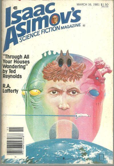 Isaac Asimov's Science Fiction Magazine March 16, 1981 Cover by Wayne Barlowe