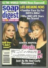 Soap Opera Digest March 26, 2002 Alexis, Carly and Sonny from General Hospital