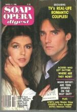 Soap Opera Digest March 11, 1986 Finola Hughes and Michael Praed on Cover