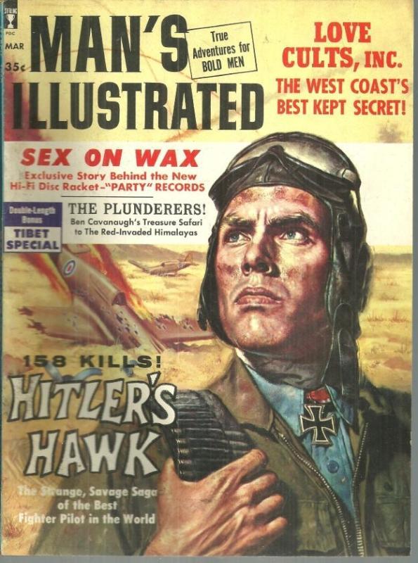 Man's Illustrated Magazine March 1960 True Adventures for Bold Men Plunderers