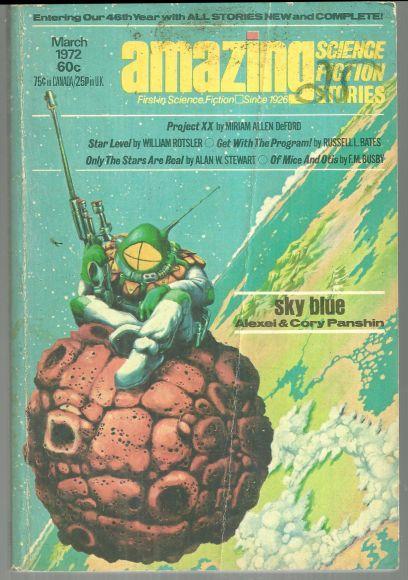 Amazing Stories Magazine March 1972 Stories include Project XX