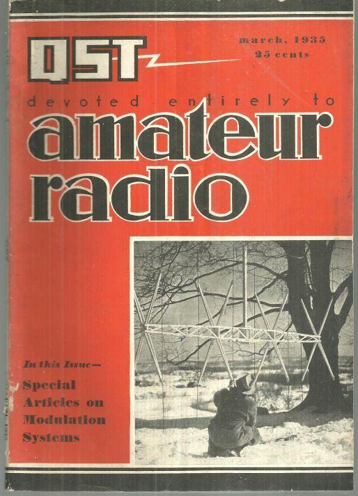 QST Mag Devoted Entirely to Amateur Radio March 1935 Navy Day 1934