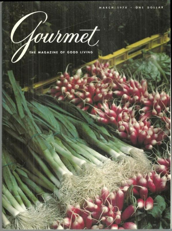 Gourmet Magazine March 1978 Exploring Winchester/Potluck of the Irish/Munich