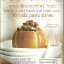 Food and Wine Magazine March 2001 Crispy Recipes/Jean-Georges in Paradise/Pasta