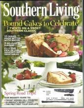 Southern Living Magazine March 2011 Pound Cakes to Celebrate on the Cover